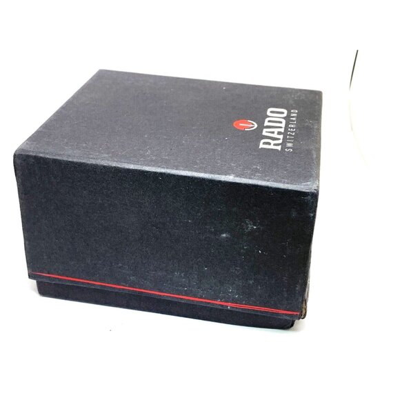 Rado Watch Box Presentation Black White Cardboard Gift Empty With Booklet USED - Picture 6 of 12